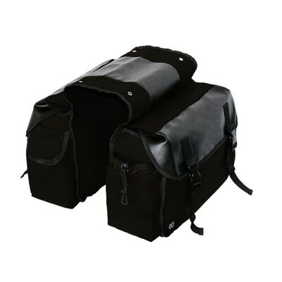 Bolsa De Sill&iacute;n De Gran Capacidad P/motocicleta Impermeable Negro