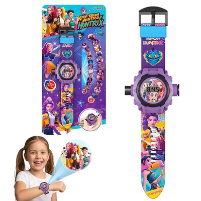 Reloj Infantil Kpop Demon Hunters 24 Im&aacute;genes Proyectables
