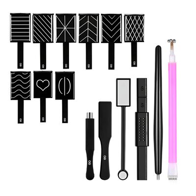 Iman Para U&ntilde;as Accesorios Para U&ntilde;as Efecto Ojo De Gato 15pcs Color Mix