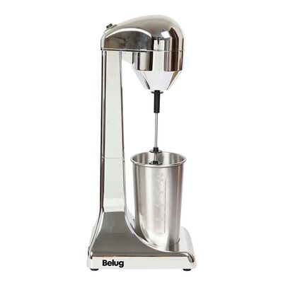 Batidora Para Maltedas De Pedestal Espumador Fuente De Sodas Plateado 60 Hz