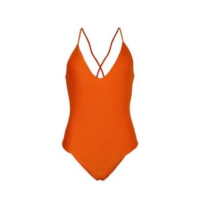 Vestido de Ba&ntilde;o Calathea J&B para Dama Color Naranja