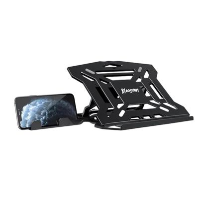 Base Soporte Para Port&aacute;til, Port&aacute;til Y Giratorio Ajustable, Negro