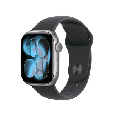 Apple Watch 11 Gps 46mm Gris Espacial + Correa Negra M/L