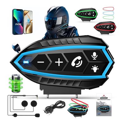 Aud&iacute;fonos Para Casco De Motos Malubero Bluetooth5.0 Impermeables Ip67