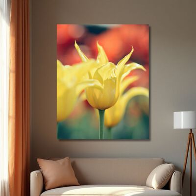 Cuadro Decorativo Planta 80x120cm Lirio Amarillo