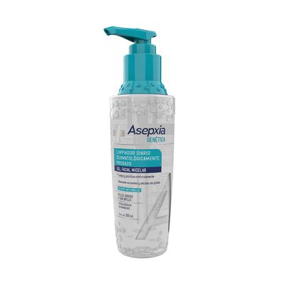 Asepxia gen limpiador facial piel grasa