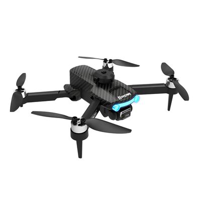 Drone De Motor Doble Sin Escobillas 4k Hd/4 Bater&iacute;as Negro