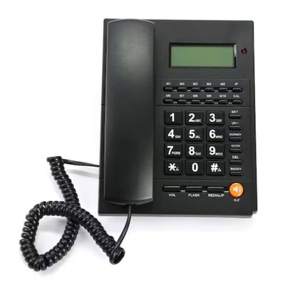 Tel&eacute;fono de Escritorio con Identificaci&oacute;n de Llamadas, Altavoz y Pantalla LCD