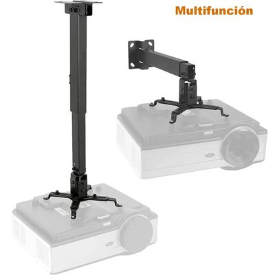 Soporte Proyector Universal Ca&ntilde;&oacute;n Ajustable 15kg Techo Pared