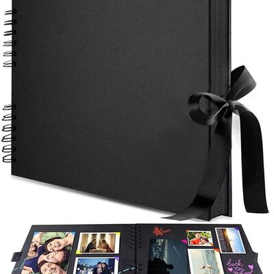 A &aacute;lbumes de memoria de bricolaje 40 p&aacute;ginas papel &Aacute;lbum de recortes para fotos A4 11.4x8.3 pulgadas regalo de beb&eacute; de aniversario de boda familiar Marca: WAGADA.