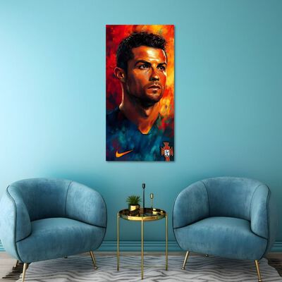 Cuadro Decorativo F&uacute;tbol 60x80cm Ronaldo