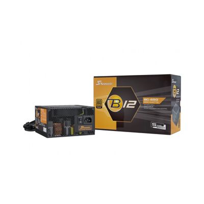 Fuente de Poder Seasonic B12 BC 80 PLUS Bronze, 24-pin ATX, 120mm, 850W