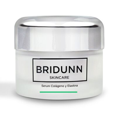 Crema Facial Reafirmante BRIDUNN, Col&aacute;geno Marino y Elastina Antiedad para Rejuvenecimiento y Firmeza . Efecto Lifting