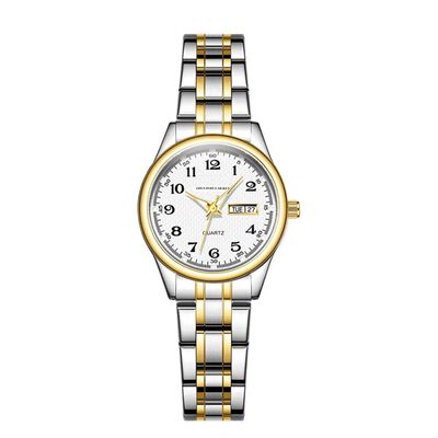 Reloj Mujer Cuarzo Elegante Impermeable Color Plata