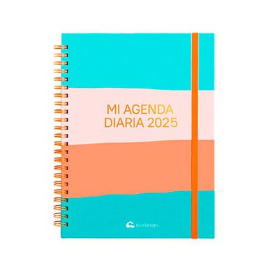 Bluelander Agenda 2025, Organizador Diario, Semanal y Mensual Tama&ntilde;o A5 (20.9 * 15.2 cm) 304 P&aacute;ginas