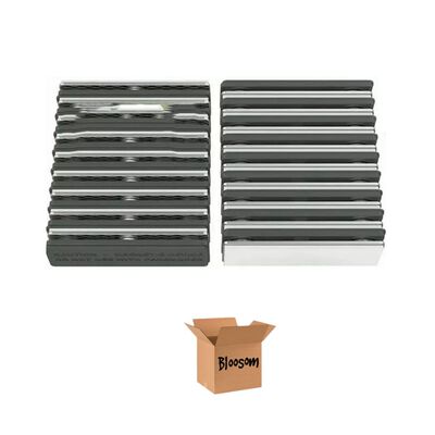 30 Porta Gafete Magn&eacute;tico Con 3 Imanes Pl&aacute;stico Insignia Negro