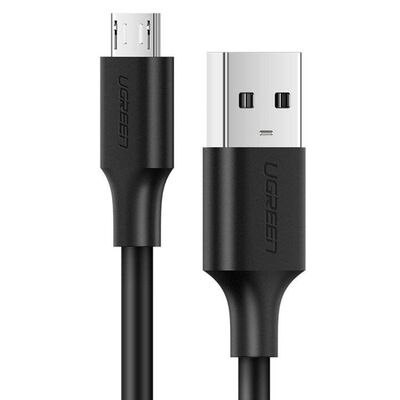 Cable USB A a Micro USB Ugreen 480 Mbps de 1 m color negro