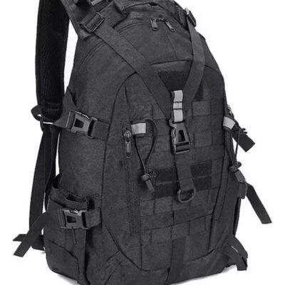 Mochila Tactica De C&aacute;mping Impermeable Gran Capacidad 45l Negro
