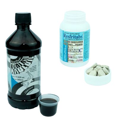 Equinacea Vitamina C Kit Infantil Jarabe Miel 500ml
