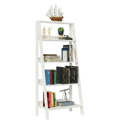 Mueble Biblioteca Librero Madesa Con 4 Niveles Blanco 2