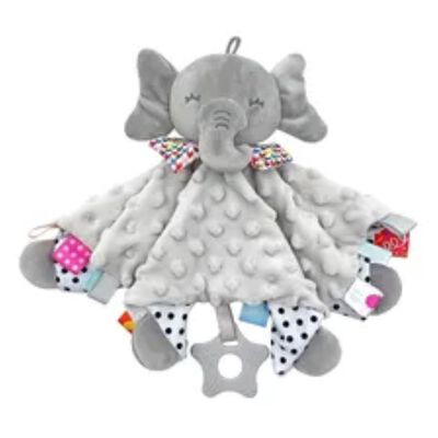 Manta De Apego Peluche Gris