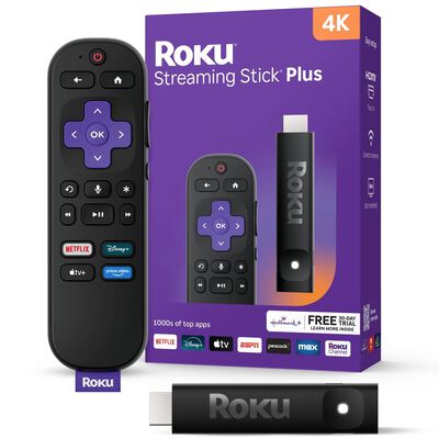 Dispositivo de Transmisi&oacute;n Roku Plus 4K UHD Color Negro