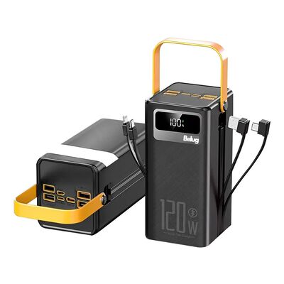Power Bank Bater&iacute;a Port&aacute;til 50000mah Belug Cargador Ultrarr&aacute;pida Negro