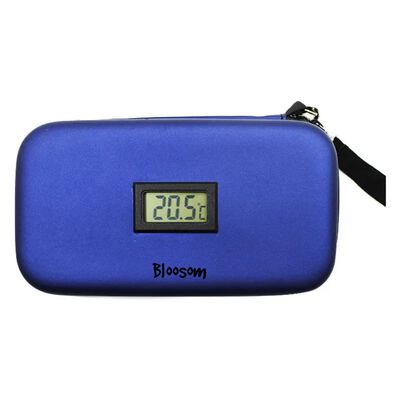 Estuche De Viaje Con Enfriador De Insulina Con Term&oacute;metro Azul