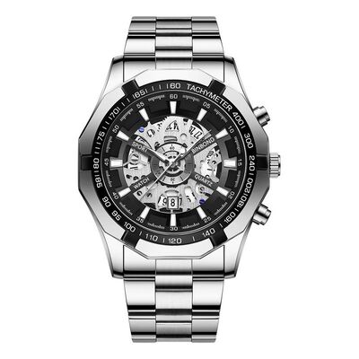 Reloj Autom&aacute;tico Esqueleto Acero Inoxid Impermeable Hombre