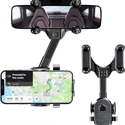 LONGLIV Soporte Celular Auto, Soporte de Tel&eacute;fono Giratorio y Retr&aacute;ctil de 360&deg;, Multiprop&oacute;sito,