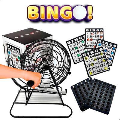 Bingo Completo Incluye Tombola Fichas Pelotas Juego /2020