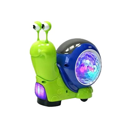 Juguete De Canto De Caracol Que Se Arrastra Con M&uacute;sica Iluminada