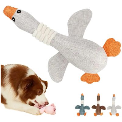Juguete Chill&oacute;n Peluche Pato Gris