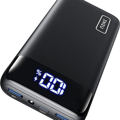 INIU Power Bank 20000mAh, 22.5W Carga R&aacute;pida Bateria Portatil PD3.0 QC4.0, USB C Pila Portatil de 3 Salidas,