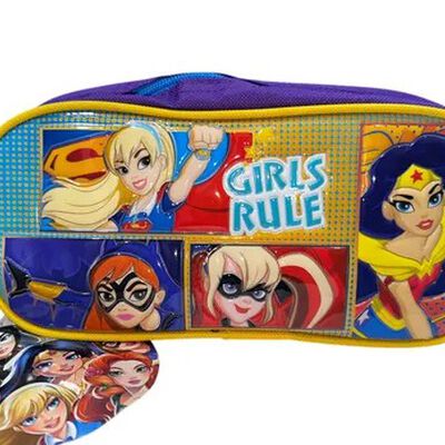Lapicera Estuchera Escolar Girls Rule Dc