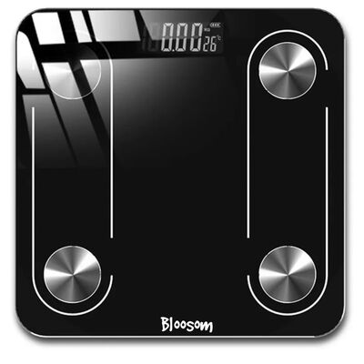 B&aacute;scula Electr&oacute;nica De Ba&ntilde;o Bluetooth Inteligente Negro