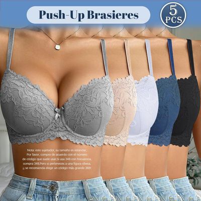 Push-Up Brasieres - Pack de 5 piezas