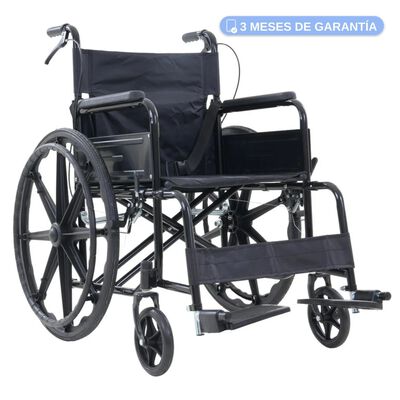 Silla De Ruedas Manual Plegable Todoterreno Acero Reforzado