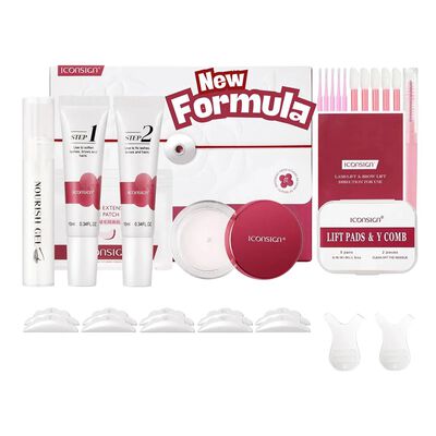 Kit Lash Lifting De Pesta&ntilde;as Rizado Cejas Iconsign Camellia Rinde 20 A 30 Aplicaciones