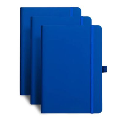 Libretas De Poliuretano 3 Piezas Color Azul