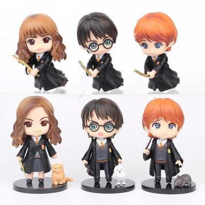 Harry Potter Coleccion Juguetes Figuras Coleccionables 6 Pzs