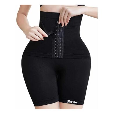 Panty Faja Short Reductora Moldeadora Doble Compresi&oacute;n Negro XL/2XL