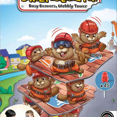 Mattel Games Juego de Mesa Castores Movedizos Ni&ntilde;os de 6 a&ntilde;os en adelante