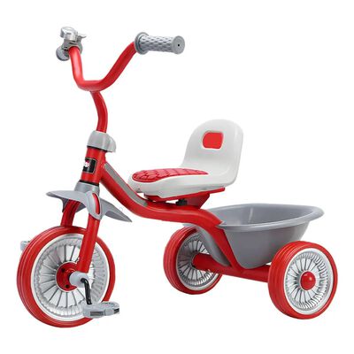 Triciclo 3 En 1 Para Ni&ntilde;os Bicicleta Equilibro Con Pedales Rojo