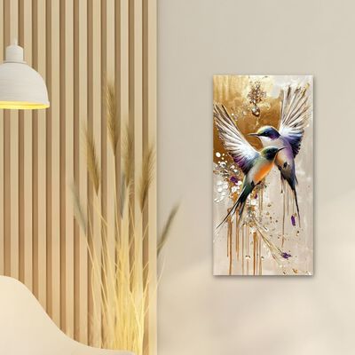 Cuadro Decorativo Animal 40x60cm Colibr&iacute;es Impreso