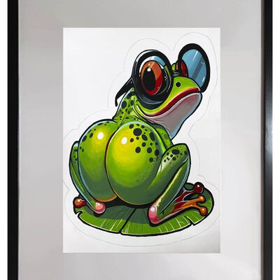Divertido Cuadro decorativo pintado 100% a mano