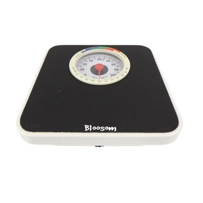 B&aacute;scula Mec&aacute;nica De Ba&ntilde;o Antiderrapante Noval 120kg Color Blanco