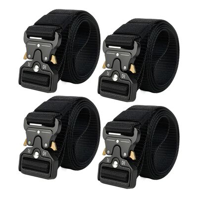 Cinturones Ajustables Moda Calidad Cinto Militar 4 Piezas