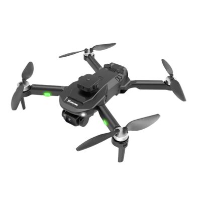 Drone Sin Escobillas Con 4k C&aacute;mara Dual 2bater&iacute;as Gris