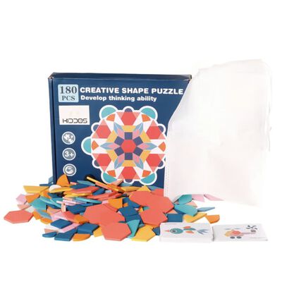 Rompecabezas Tangram Juguete KIDDOS Did&aacute;ctico Aprendizaje Creatividad Ni&ntilde;o Ni&ntilde;a